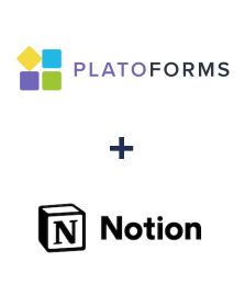Integration of PlatoForms and Notion