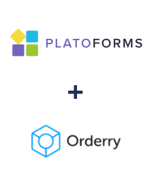 Integration of PlatoForms and Orderry