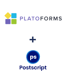 Integration of PlatoForms and Postscript