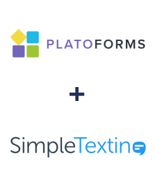 Integration of PlatoForms and SimpleTexting