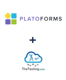 Integration of PlatoForms and TheTexting
