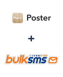Integration of Poster and BulkSMS