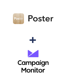 Integration of Poster and Campaign Monitor
