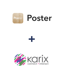 Integration of Poster and Karix