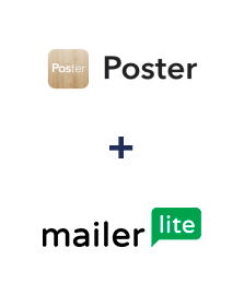 Integration of Poster and MailerLite