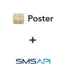 Integration of Poster and SMSAPI