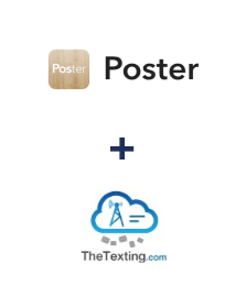 Integration of Poster and TheTexting