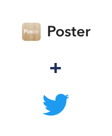 Integration of Poster and Twitter