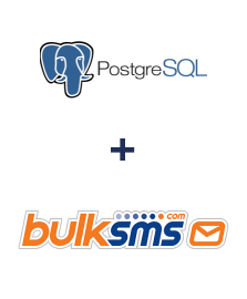 Integration of PostgreSQL and BulkSMS