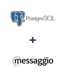 Integration of PostgreSQL and Messaggio