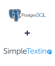 Integration of PostgreSQL and SimpleTexting