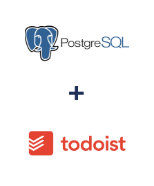 Integration of PostgreSQL and Todoist