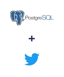 Integration of PostgreSQL and Twitter