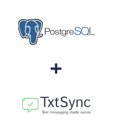 Integration of PostgreSQL and TxtSync