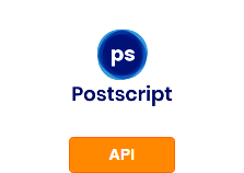 Integration Postscript with other systems by API