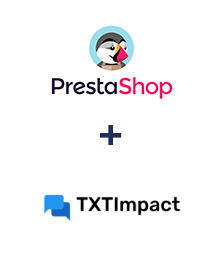 Integration of PrestaShop and TXTImpact