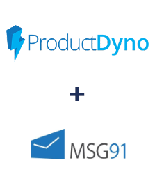 Integration of ProductDyno and MSG91