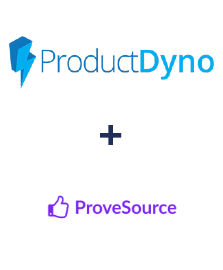 Integration of ProductDyno and ProveSource