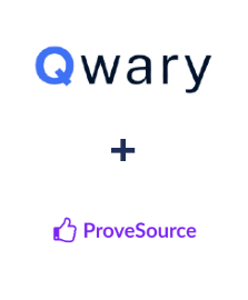 Integration of Qwary and ProveSource