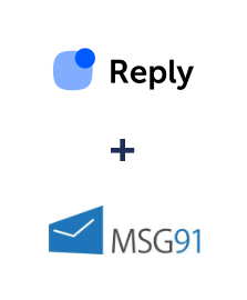 Integration of Reply.io and MSG91