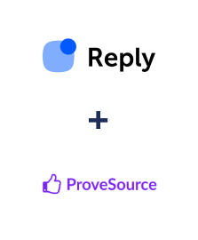 Integration of Reply.io and ProveSource
