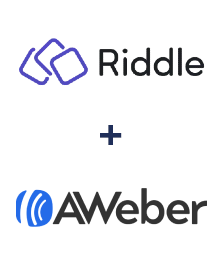 Integration of Riddle and AWeber