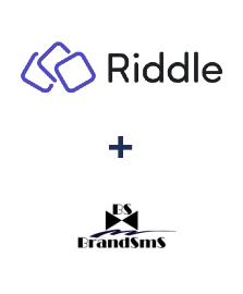 Integration of Riddle and BrandSMS 