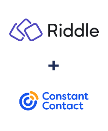 Integration of Riddle and Constant Contact