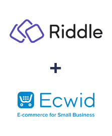 Integration of Riddle and Ecwid