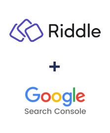 Integration of Riddle and Google Search Console