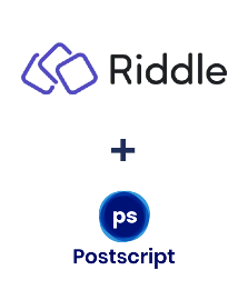 Integration of Riddle and Postscript