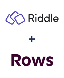 Integration of Riddle and Rows