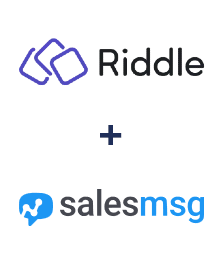 Integration of Riddle and Salesmsg