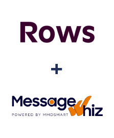 Integration of Rows and MessageWhiz