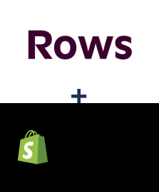 Integration of Rows and Shopify