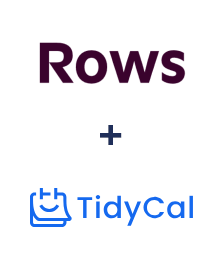 Integration of Rows and TidyCal
