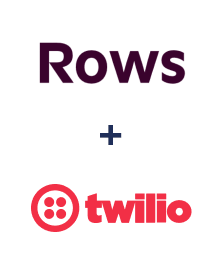 Integration of Rows and Twilio