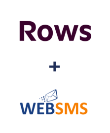 Integration of Rows and WebSMS