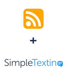 Integration of RSS and SimpleTexting