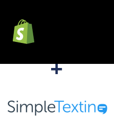 Integration of Shopify and SimpleTexting