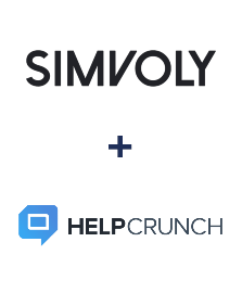 Integration of Simvoly and HelpCrunch