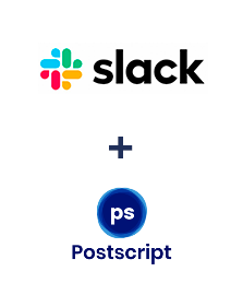 Integration of Slack and Postscript