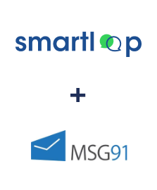 Integration of Smartloop and MSG91