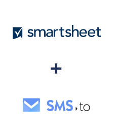 Integration of Smartsheet and SMS.to