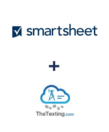Integration of Smartsheet and TheTexting