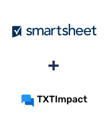 Integration of Smartsheet and TXTImpact