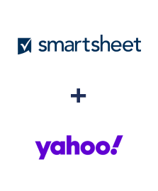 Integration of Smartsheet and Yahoo!