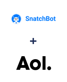 Integration of SnatchBot and AOL