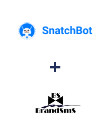 Integration of SnatchBot and BrandSMS 
