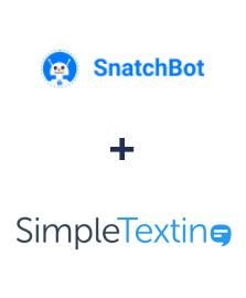Integration of SnatchBot and SimpleTexting